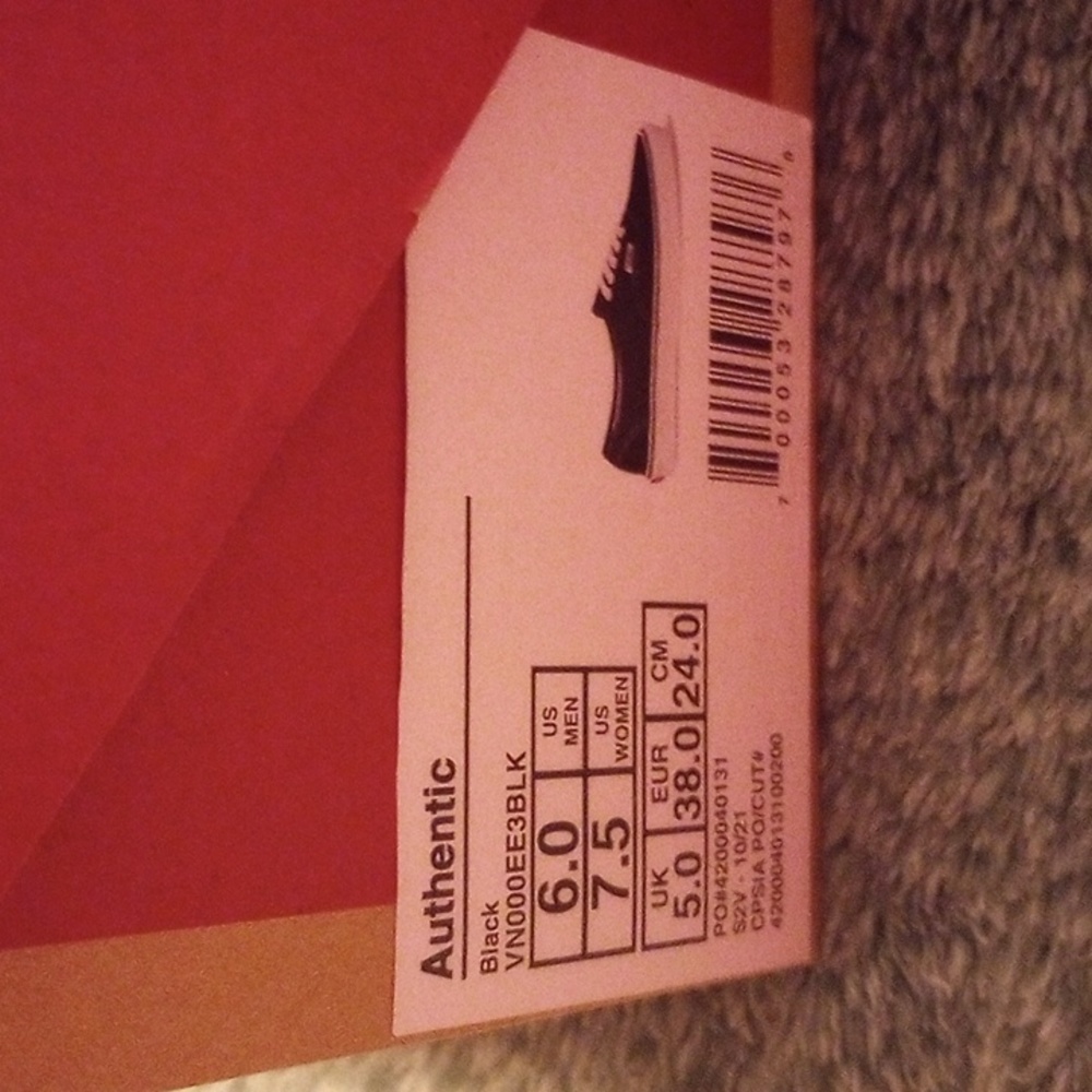 Size 6 boys Vans